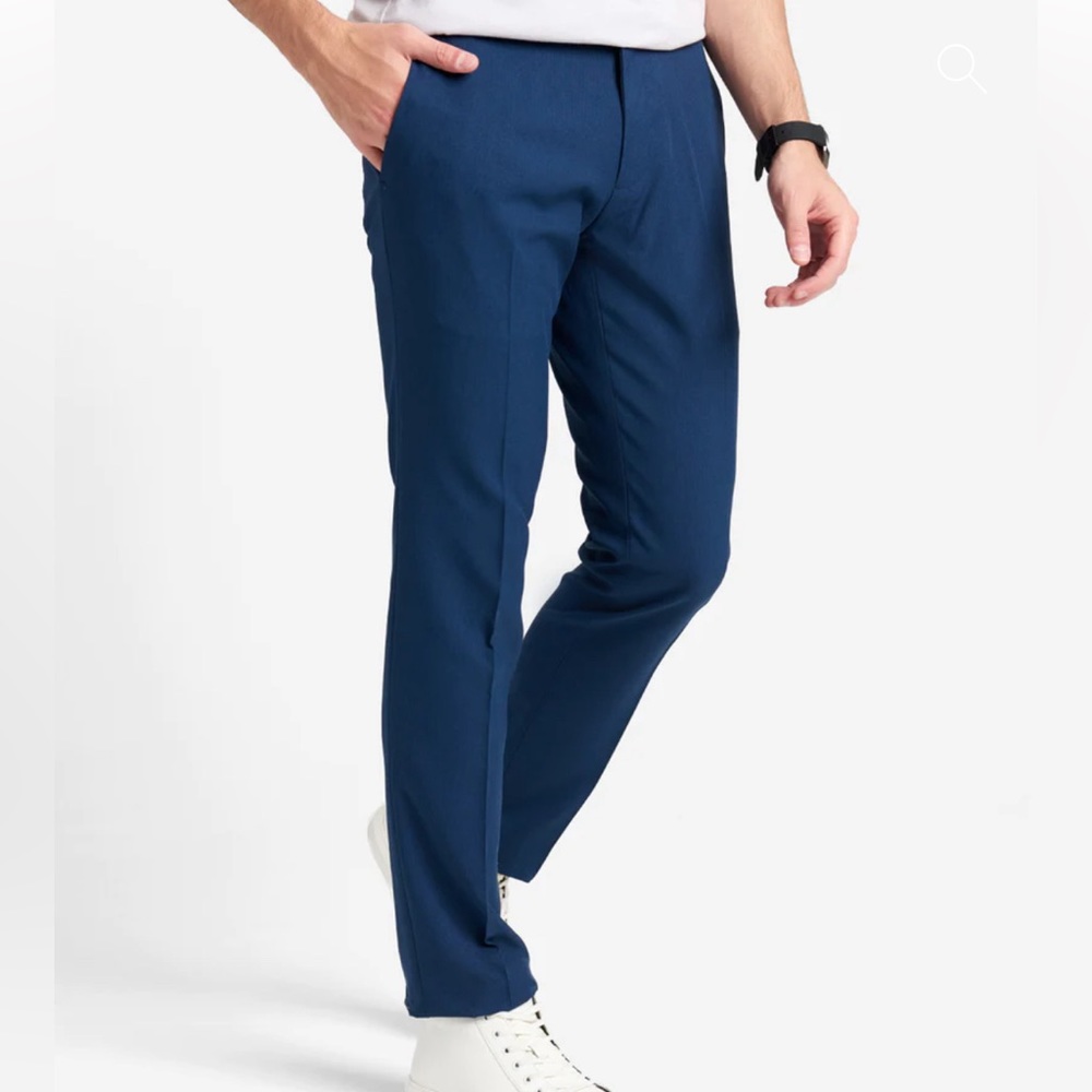NWT Men’s Kenneth Cole Reaction Royal Blue Slim Fit Dress Pant. Size 42x35